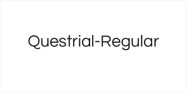 Questrial-Regular Logo