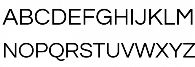 Questrial 字体 大写
