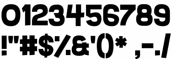 Questrian Font OTHER CHARS