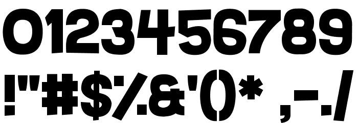 Questrian Font Alte caractere