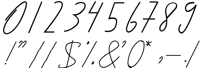 Quetes Signature Caratteri ALTRI CARATTERI