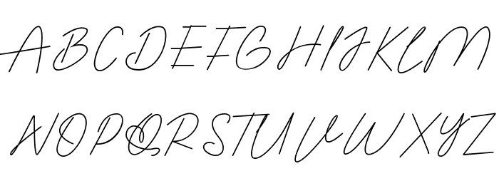 Quetes Signature Caratteri MAIUSCOLE