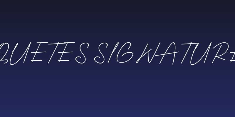Quetes Signature Social Header