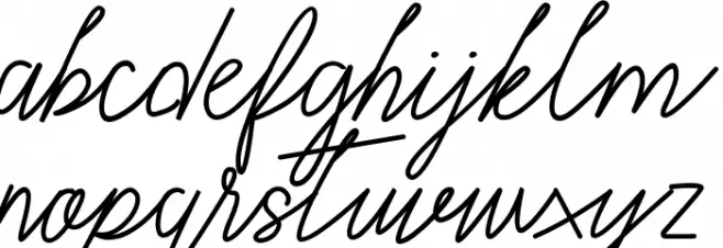 Quetes Signature Caratteri MINUSCOLO