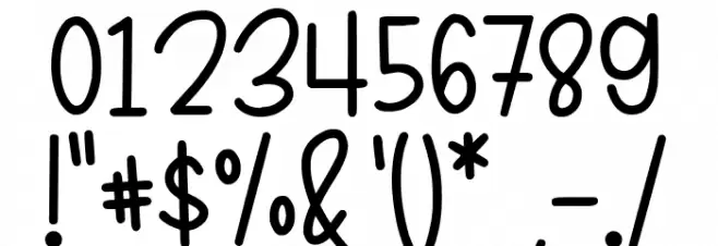 Quethy Font OTHER CHARS