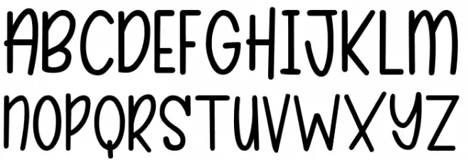 Quethy Font UPPERCASE