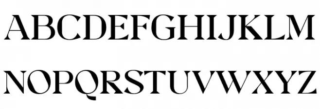 QuetrySerif-Regular フォント 大文字