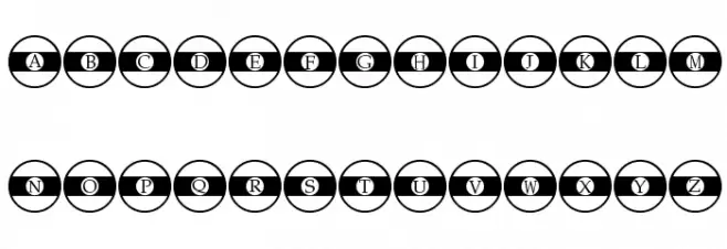 Queue Regular Font Litere mari