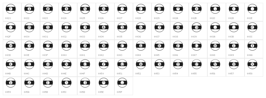Queue Regular Character Map