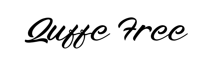 Quffe Free  フリーフォントのダウンロード