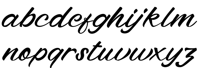 Quffe Free Font LOWERCASE
