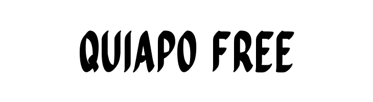 Quiapo Free  font caratteri gratis