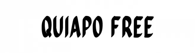 Quiapo Free  baixar fontes gratis