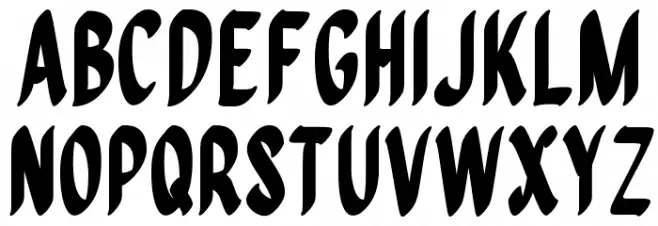 Quiapo Free フォント 大文字