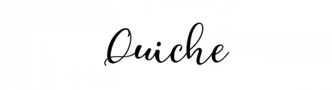 Quiche  Frei Schriftart Herunterladen