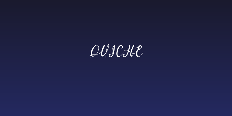 Quiche Social Header