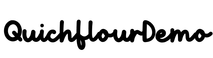 Quichflour Demo  免费字体下载