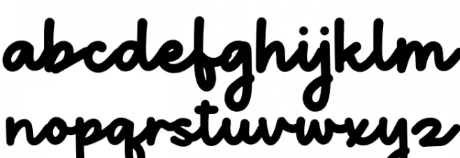 Quichflour Demo Caratteri MINUSCOLO