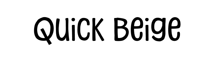 Quick Beige  baixar fontes gratis