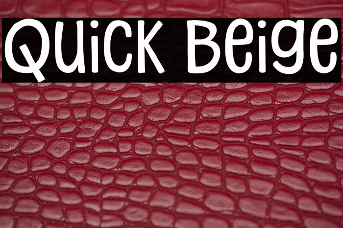 Quick Beige Example 2