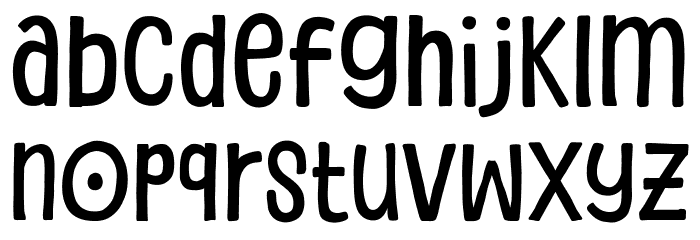 Quick Beige Font LOWERCASE