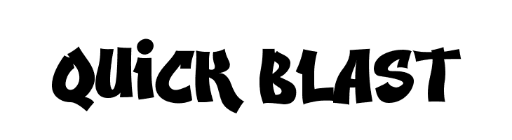 Quick Blast  Free Fonts Download