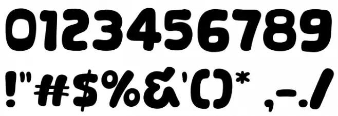 Quick Cat Font OTHER CHARS