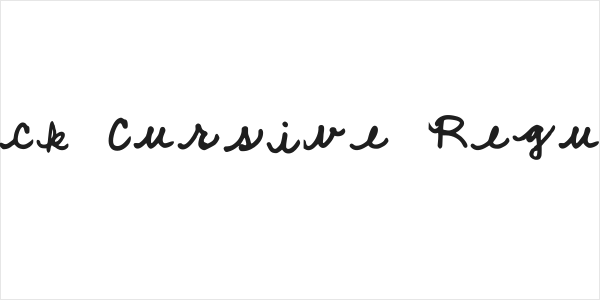 Quick Cursive Regular Logo
