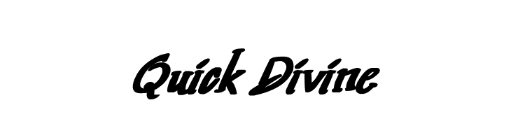 Quick Divine Font