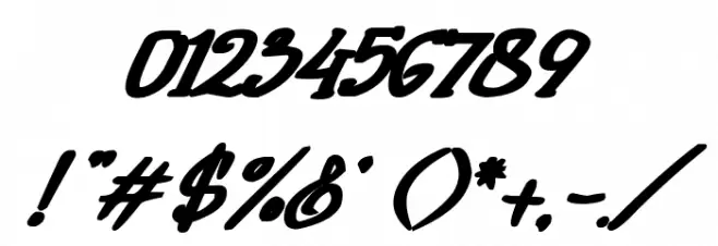 Quick Divine Font OTHER CHARS