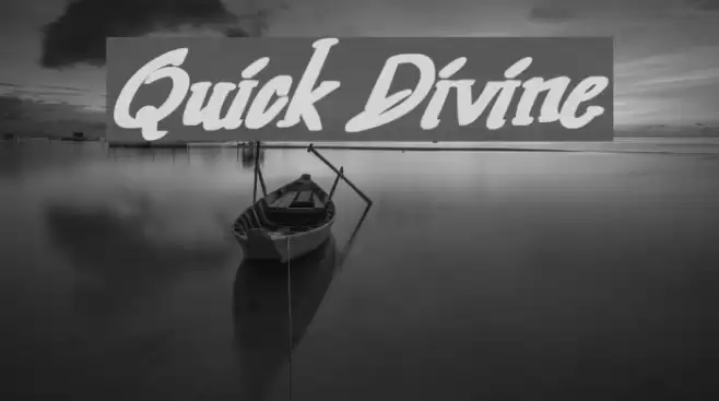 Quick Divine Font examples