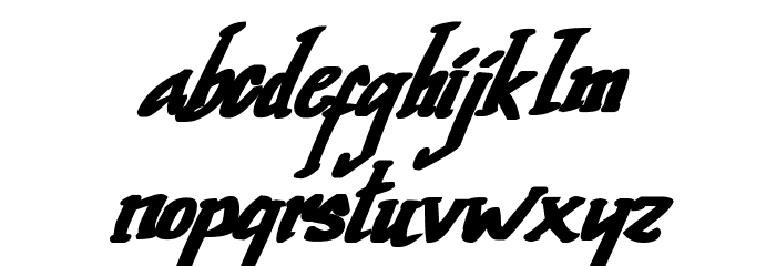 Quick Divine Font LOWERCASE
