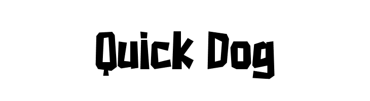 Quick Dog フォント