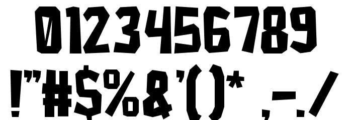 Quick Dog フォント その他の文字