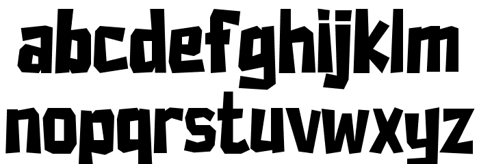 Quick Dog フォント 小文字