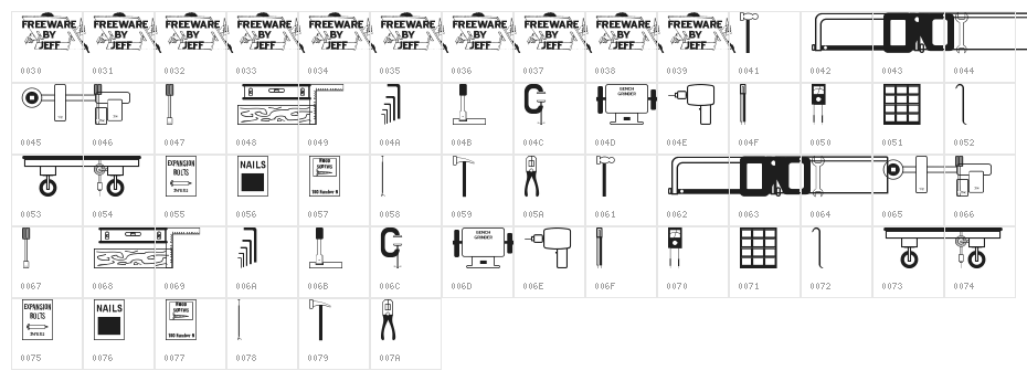 Quick Fix JL Character Map