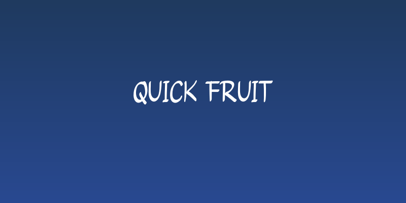 Quick Fruit Social Header