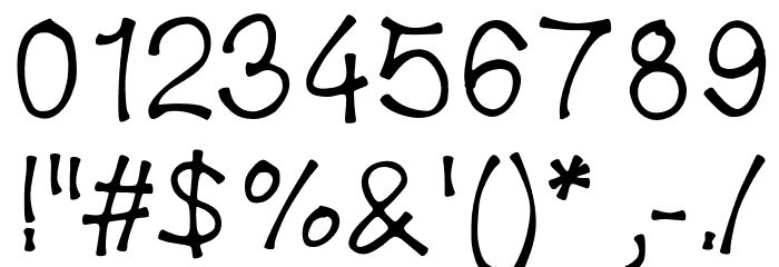 Quick Gram Regular Font OTHER CHARS