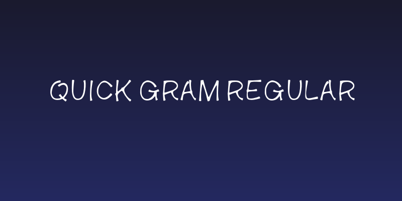 Quick Gram Regular Social Header