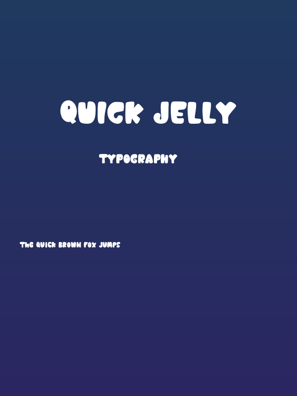 Quick Jelly Poster