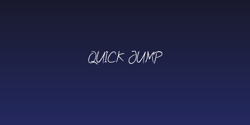 Quick Jump Social Header