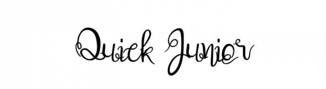 Quick Junior  Fuentes Gratis Descargar