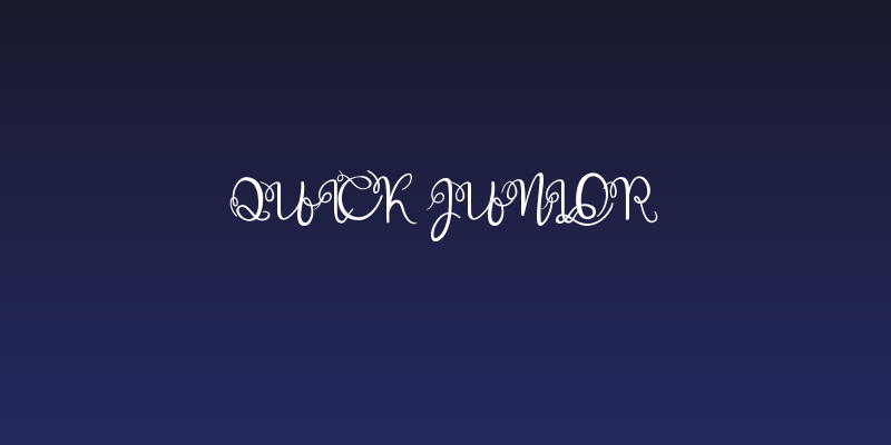 Quick Junior Social Header