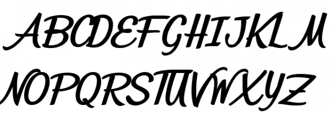 Quick Kiss Personal Use  Font Litere mari