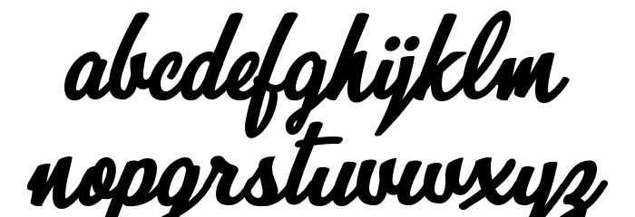 Quick Kiss Personal Use Font LOWERCASE