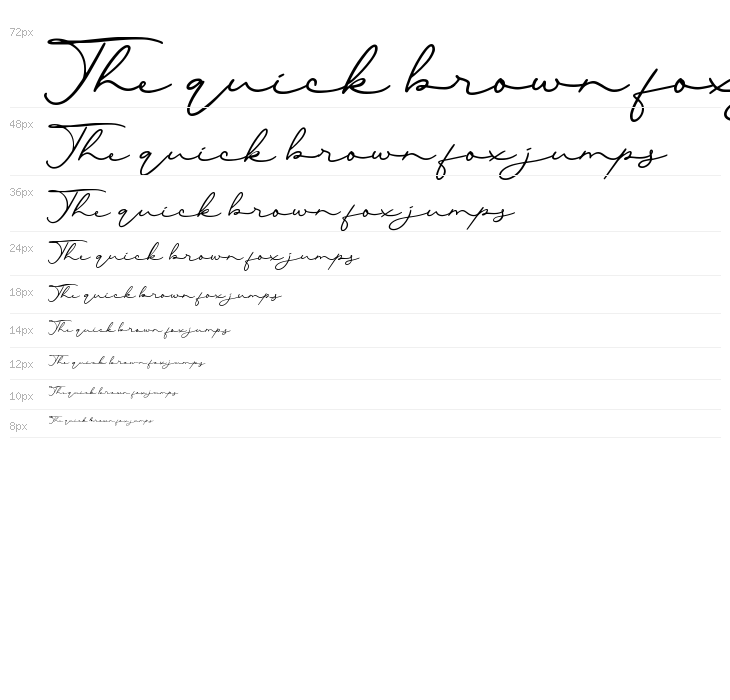 Quick Letter Waterfall