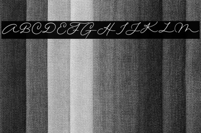 Quick Letter Font examples