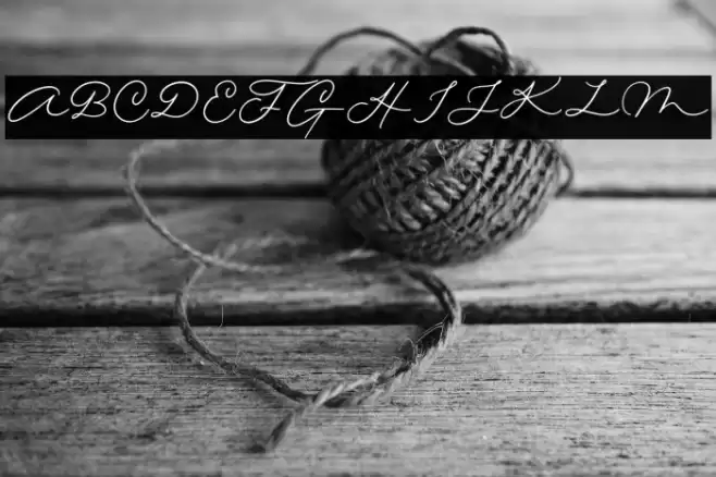 Quick Letter Font examples