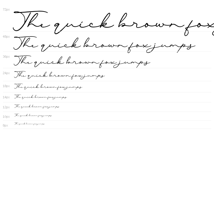 Quick Letter Waterfall