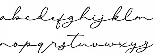 Quick Letter 字体 小写